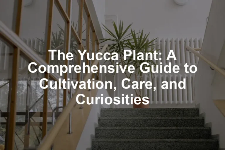 Featured image for The Yucca Plant: A Comprehensive Guide to Cultivation, Care, and Curiosities