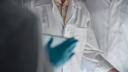 Horizontal video: A man demonstrating an experiment of mixing liquid in a test tube 3195293. Duration: 24 seconds. Resolution: 3840x2160