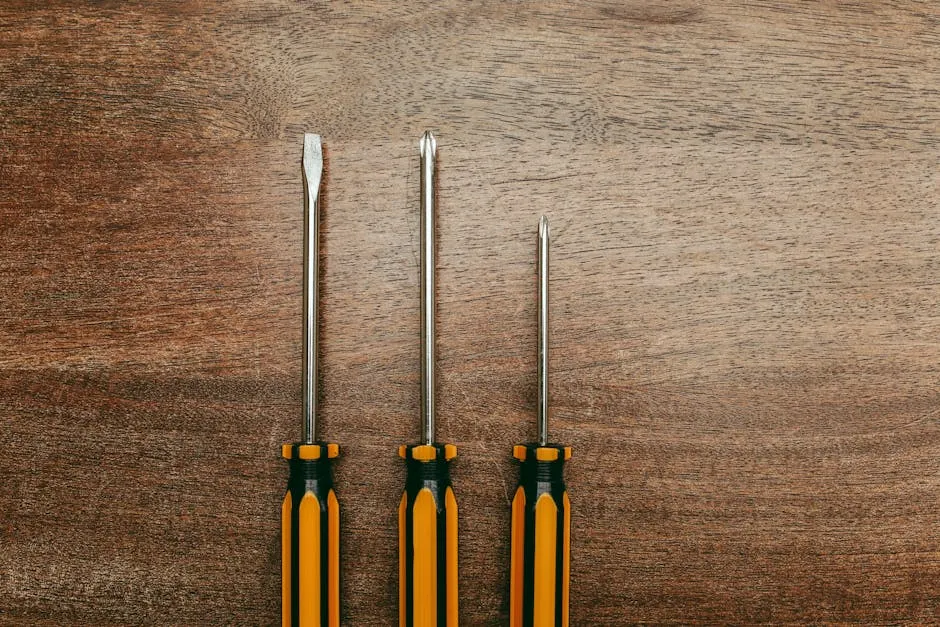 Close-Up Shot of Screwdrivers