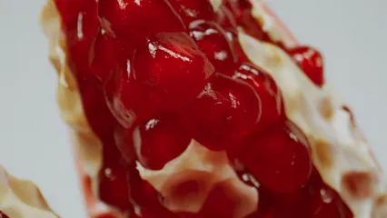 Horizontal video: Pomegranate seeds close up 7034163. Duration: 10 seconds. Resolution: 3840x2160
