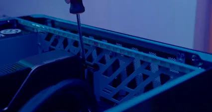 Horizontal video: Person using a screwdriver to remove a screw 7859361. Duration: 16 seconds. Resolution: 4096x2160