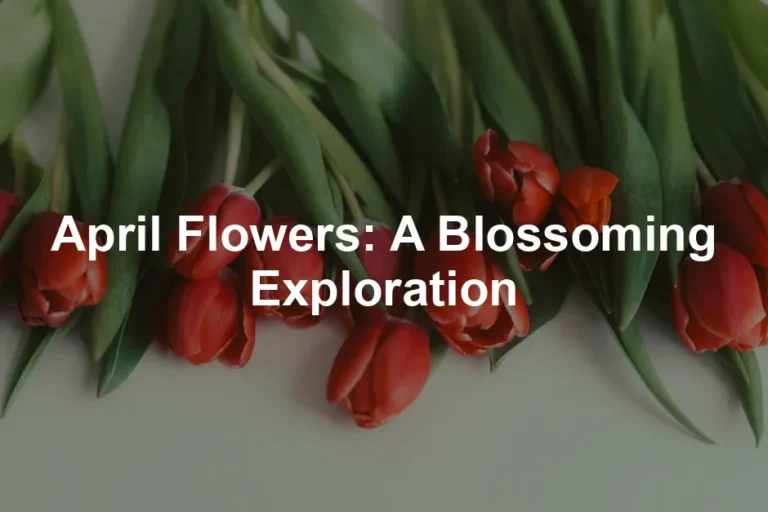 Featured image for April Flowers: A Blossoming Exploration