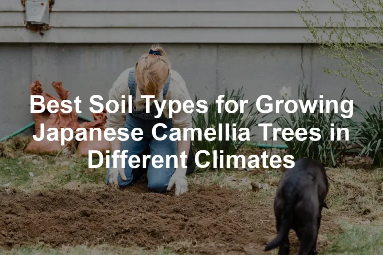 Featured image for Best Soil Types for Growing Japanese Camellia Trees in Different Climates