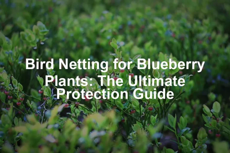 Featured image for Bird Netting for Blueberry Plants: The Ultimate Protection Guide