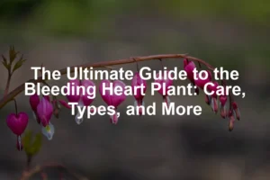 Featured image for The Ultimate Guide to the Bleeding Heart Plant: Care, Types, and More