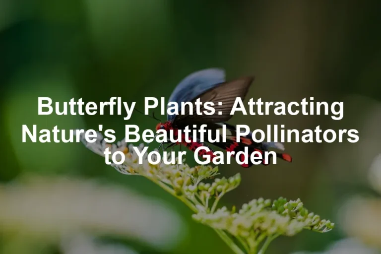 Featured image for Butterfly Plants: Attracting Nature's Beautiful Pollinators to Your Garden