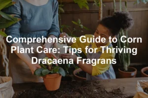 Featured image for Comprehensive Guide to Corn Plant Care: Tips for Thriving Dracaena Fragrans