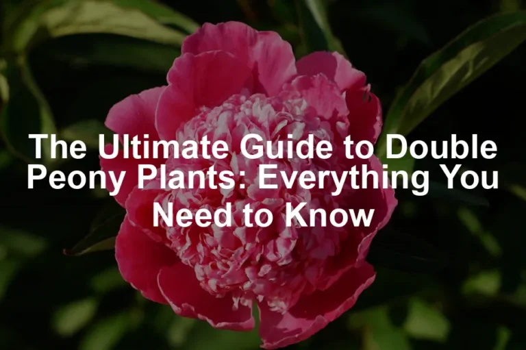 Featured image for The Ultimate Guide to Double Peony Plants: Everything You Need to Know