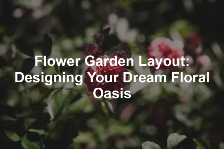 Featured image for Flower Garden Layout: Designing Your Dream Floral Oasis