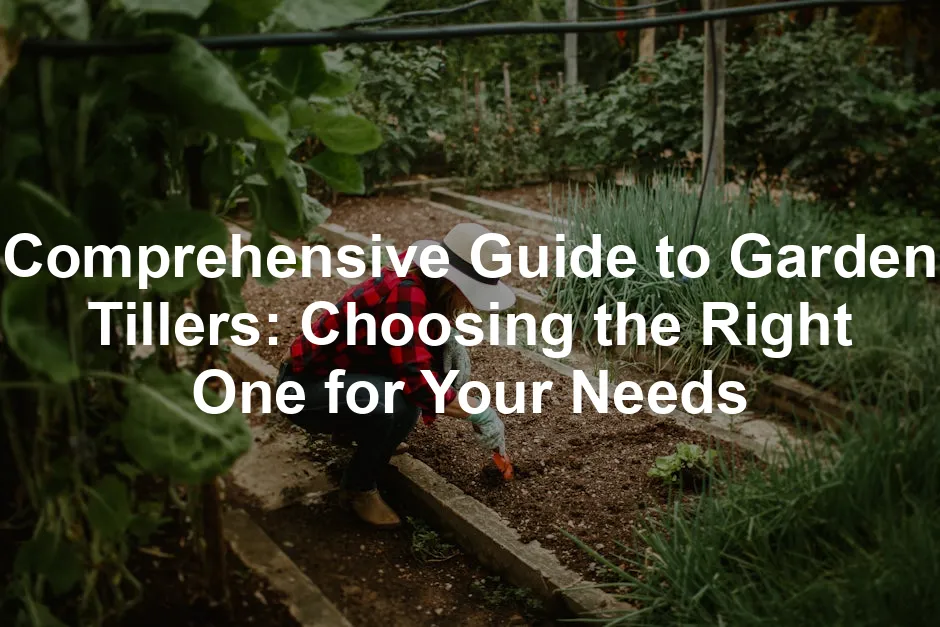 Featured image for Comprehensive Guide to Garden Tillers: Choosing the Right One for Your Needs
