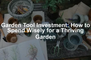 Featured image for Garden Tool Investment: How to Spend Wisely for a Thriving Garden