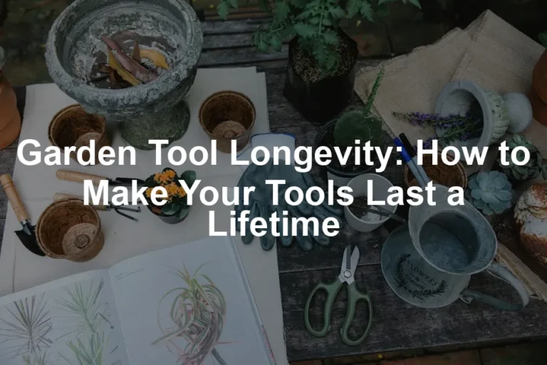 Featured image for Garden Tool Longevity: How to Make Your Tools Last a Lifetime