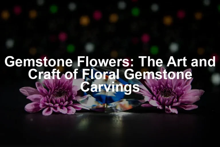 Featured image for Gemstone Flowers: The Art and Craft of Floral Gemstone Carvings