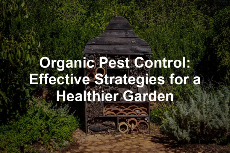 Featured image for Organic Pest Control: Effective Strategies for a Healthier Garden