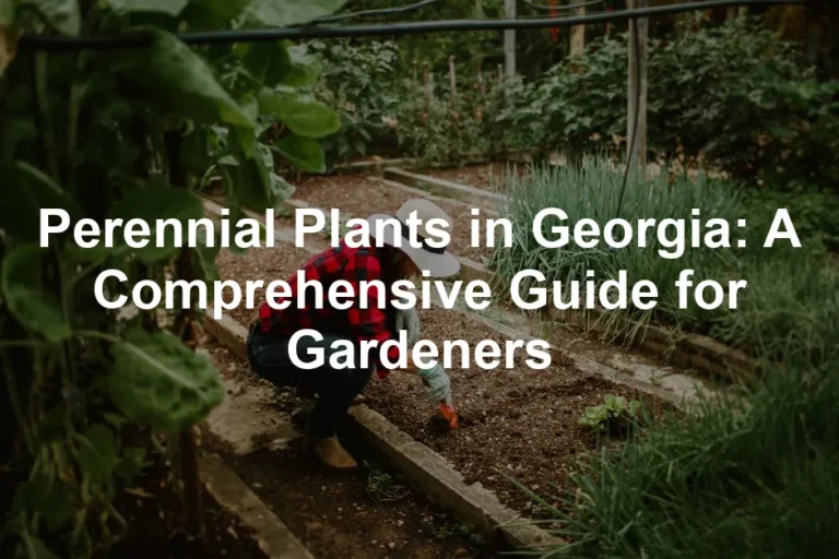 Featured image for Perennial Plants in Georgia: A Comprehensive Guide for Gardeners