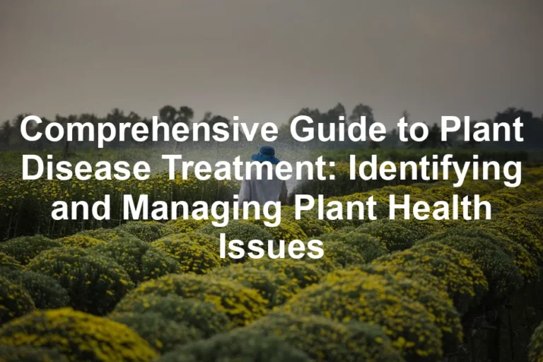 Featured image for Comprehensive Guide to Plant Disease Treatment: Identifying and Managing Plant Health Issues