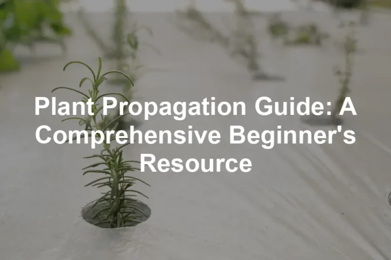 Featured image for Plant Propagation Guide: A Comprehensive Beginner's Resource