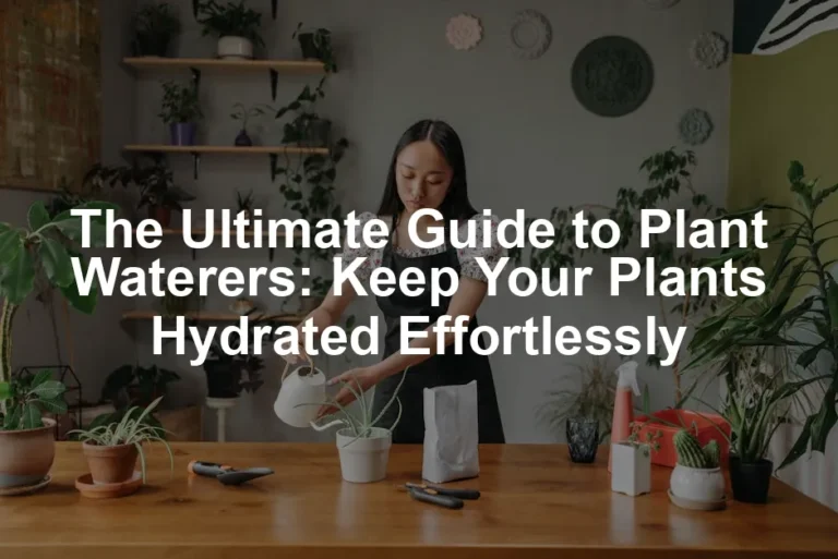 Featured image for The Ultimate Guide to Plant Waterers: Keep Your Plants Hydrated Effortlessly
