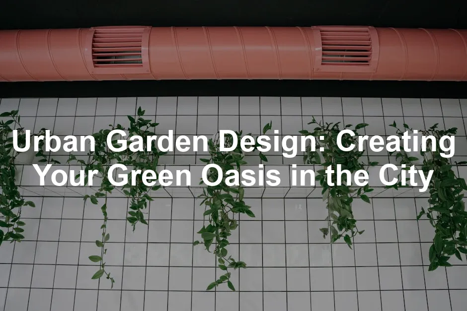 Featured image for Urban Garden Design: Creating Your Green Oasis in the City