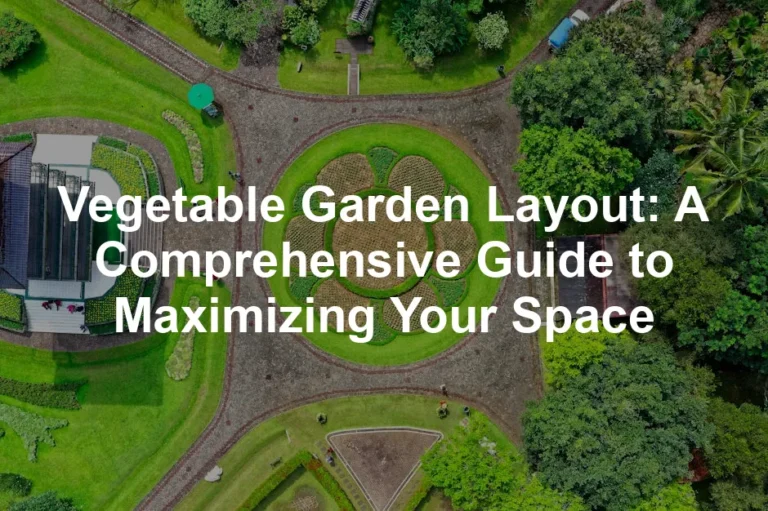 Featured image for Vegetable Garden Layout: A Comprehensive Guide to Maximizing Your Space