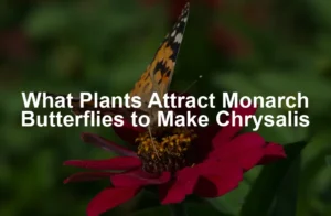 Featured image for What Plants Attract Monarch Butterflies to Make Chrysalis